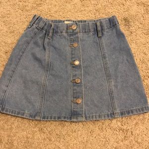Girls jean skirt